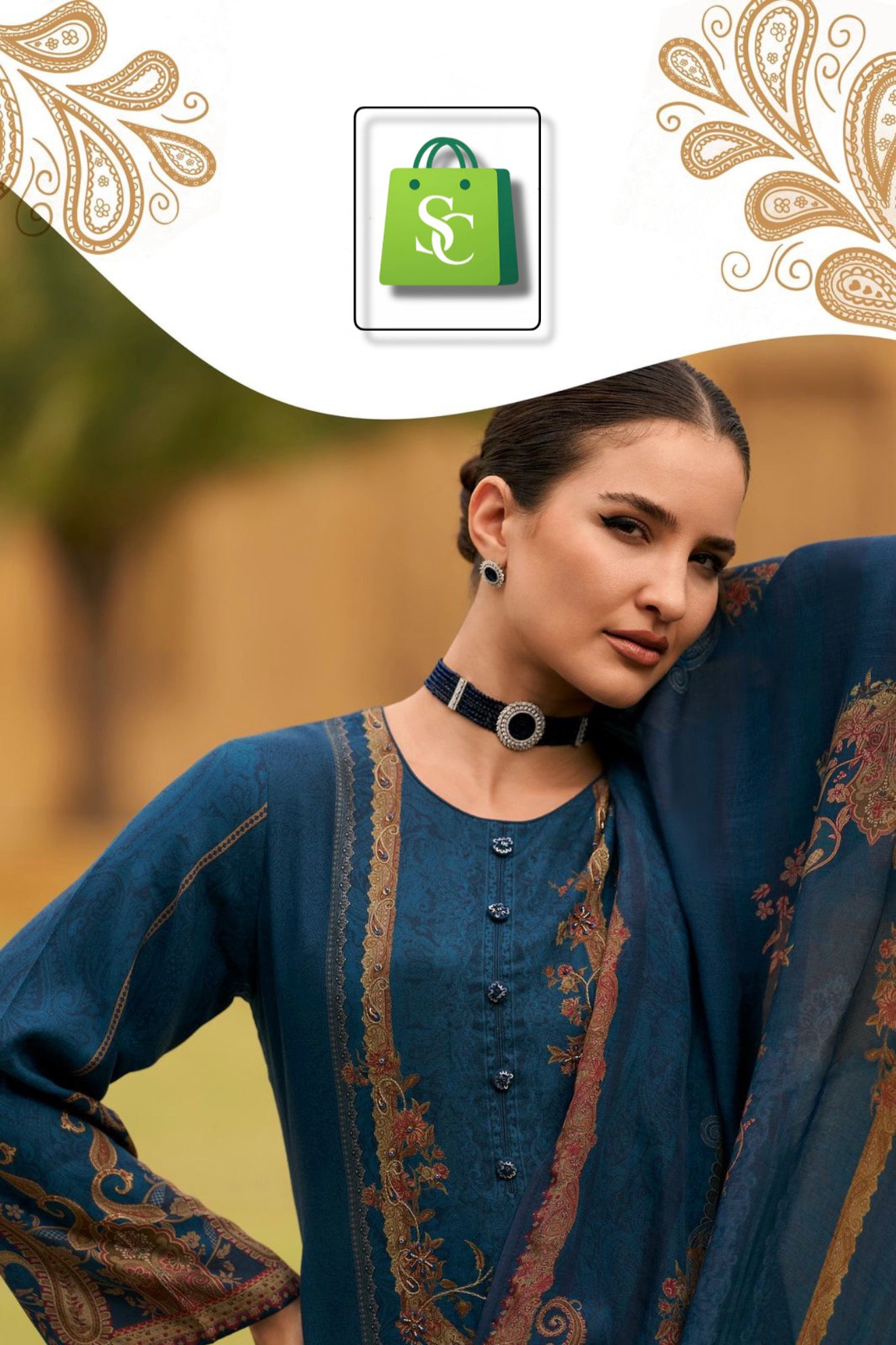 Winter Collection Fancy Ladies Suit | NZ – 03