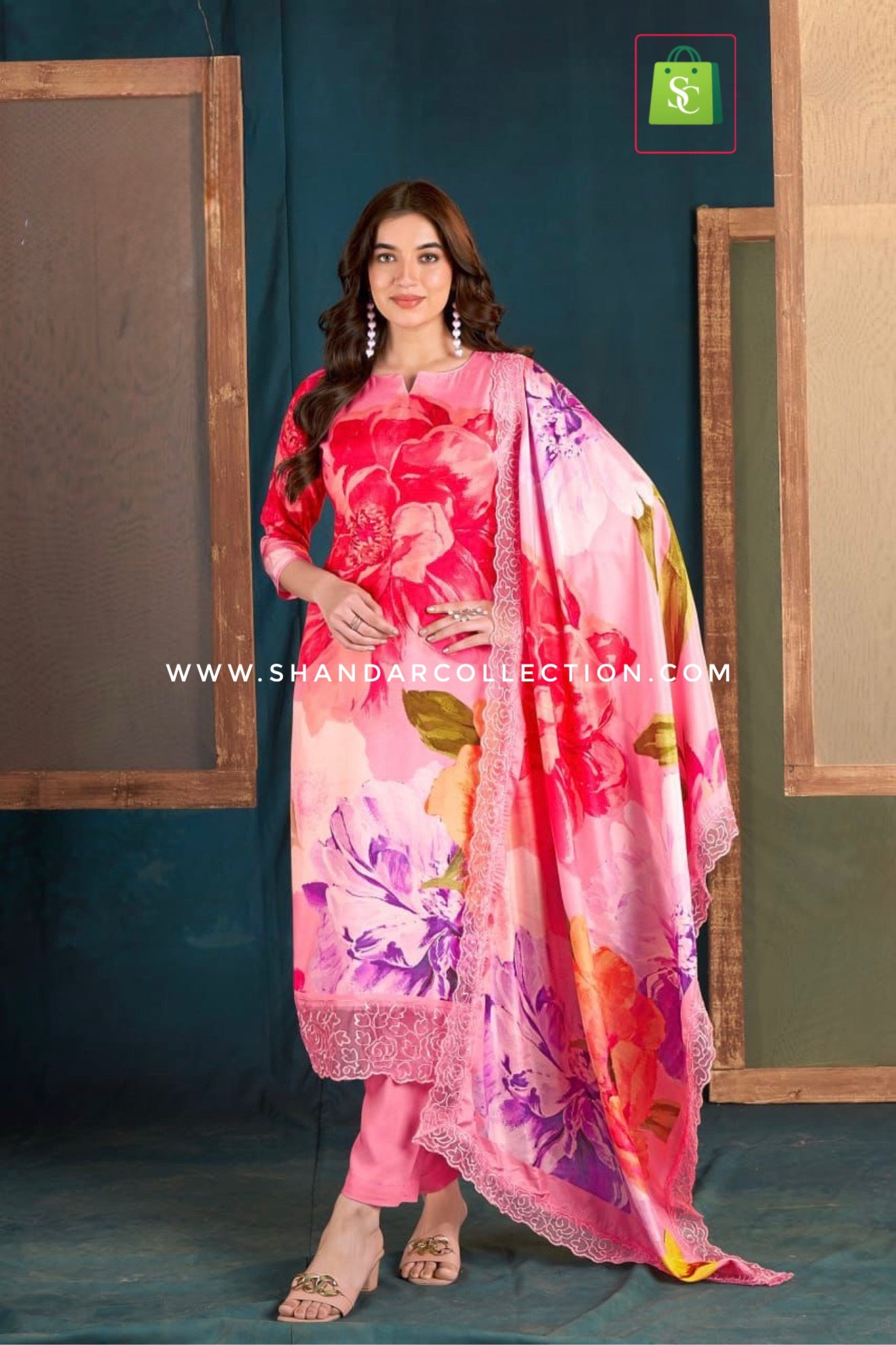 Work Concept Shaukeen 2 Muslin Suit offers