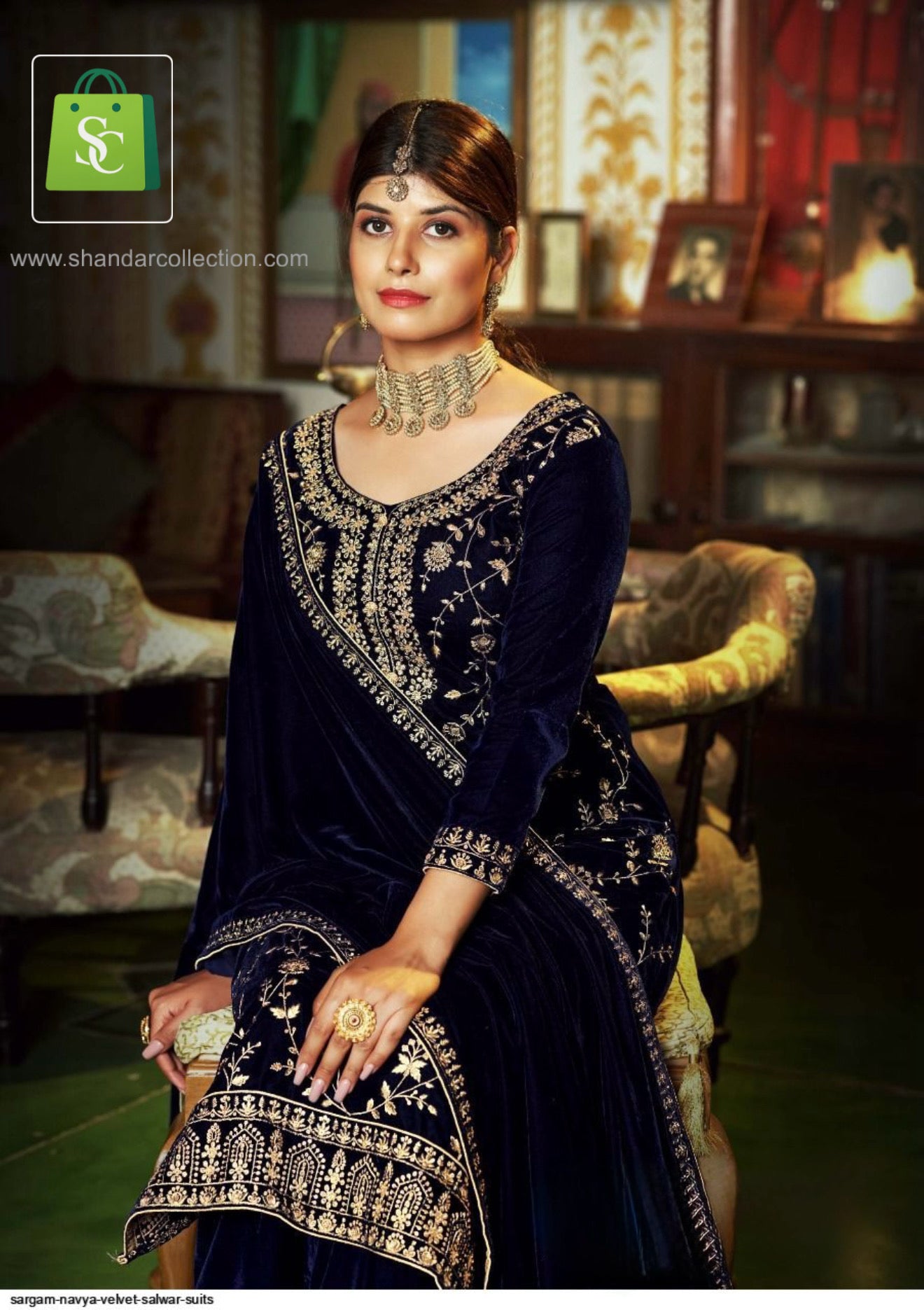 Premium Velvet Kurti for Women โ Elegant Party Wear & Festive Look