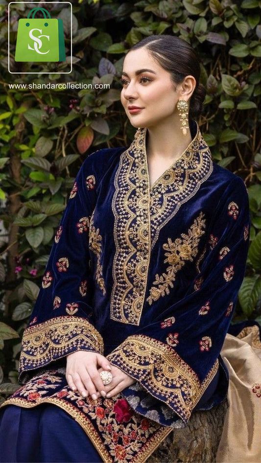 gant Pakistani Velvet Suits – Premium Winter Collection