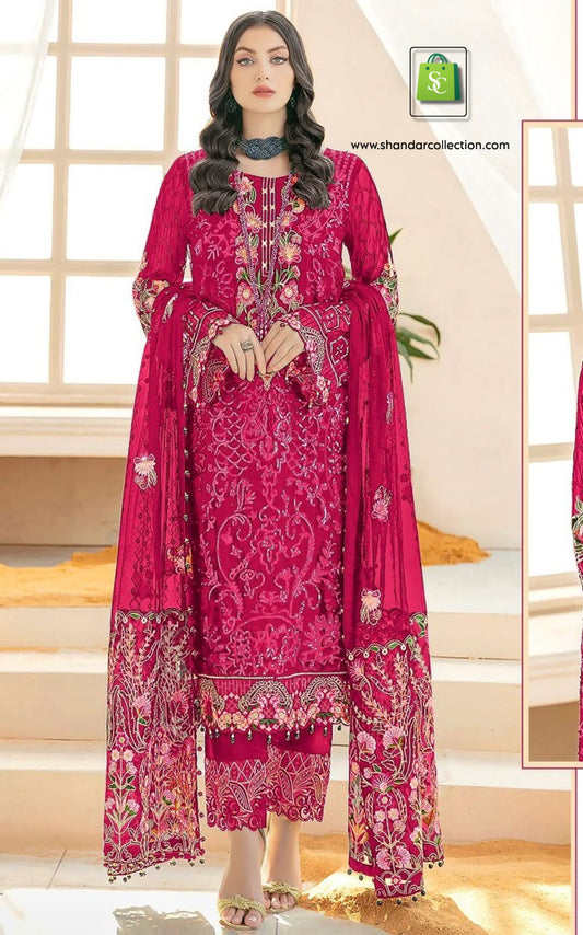 KILRUBA GEORGETTE EMBROIDERED SALWAR SUIT K 230
