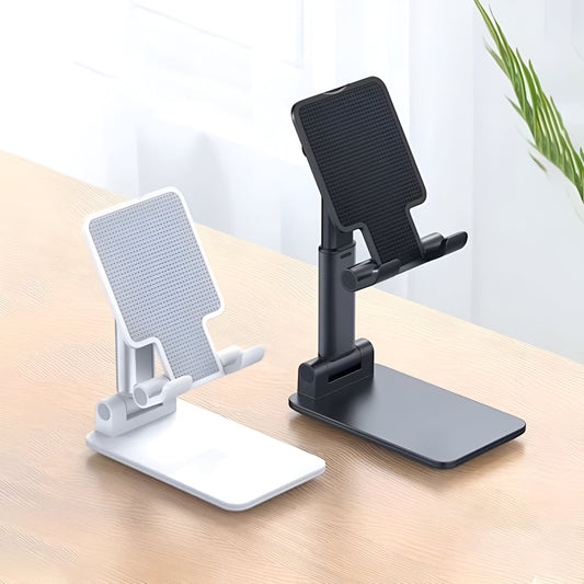 "Premium adjustable mobile phone holder with 360° rotation for desk, car, and office use"