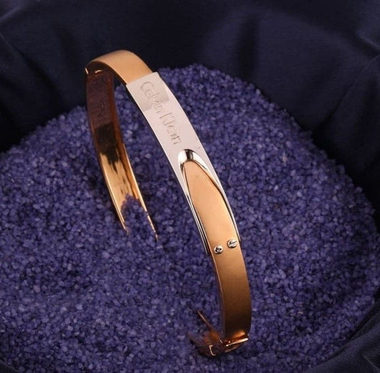 Men’s Stylish Artificial Golden Kada – Durable & Trendy Bracelet