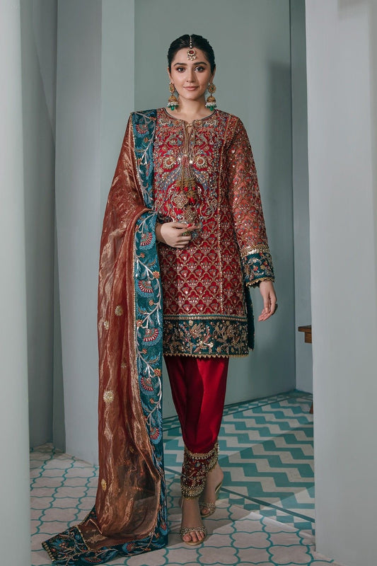 Pakistani Bridal Wedding Dress – Traditional Embroidered Outfit for Brid