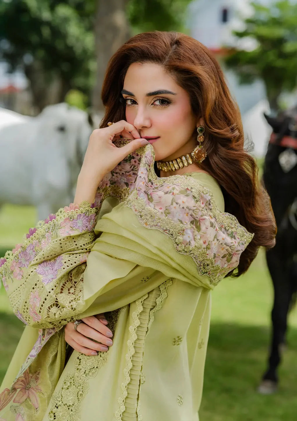 Elaf Luxury Lawn 25-2 Deepsy Pure Cotton Pakistani Salwar Suits
