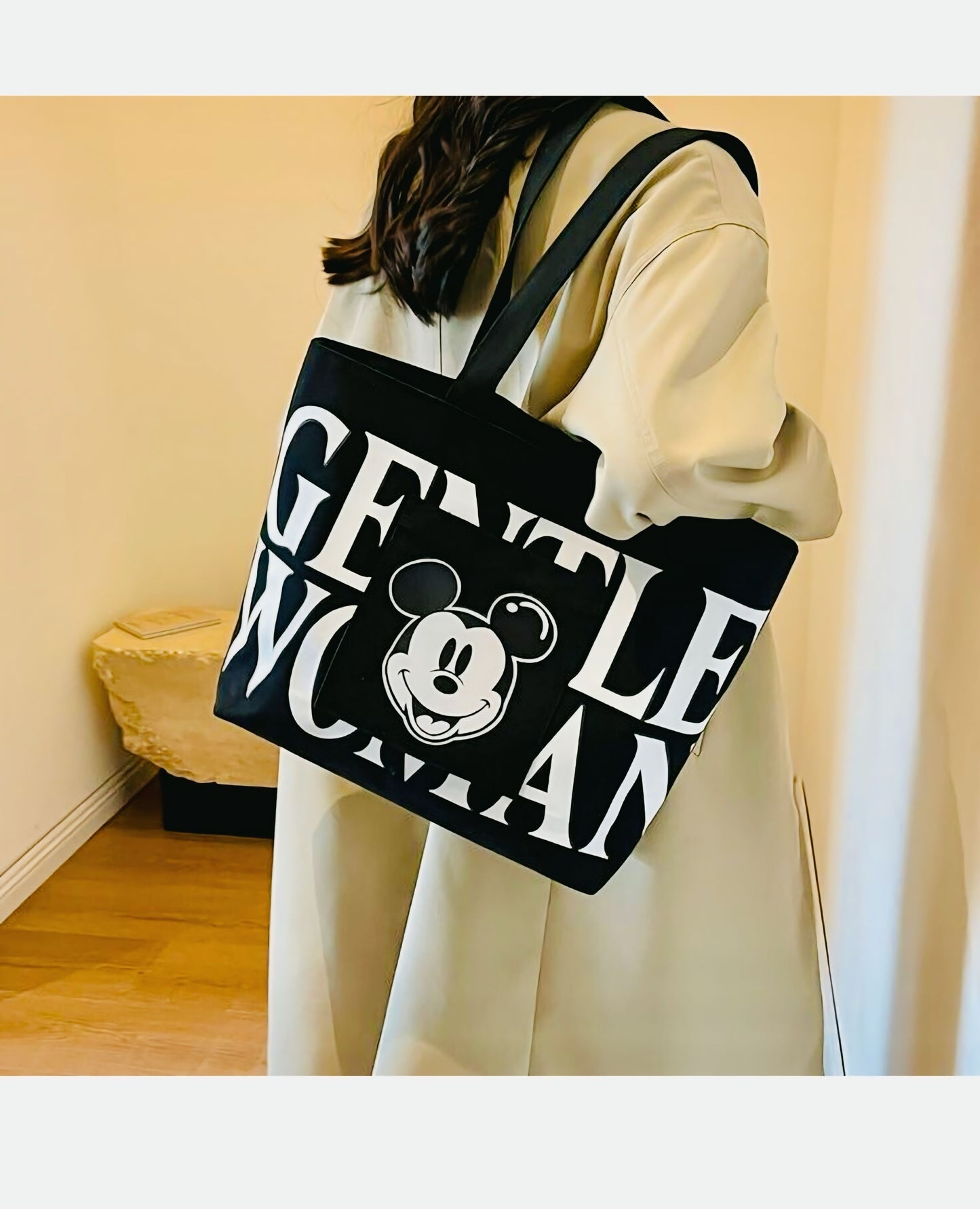 Disney Mickey Mouse Canvas Tote Bag