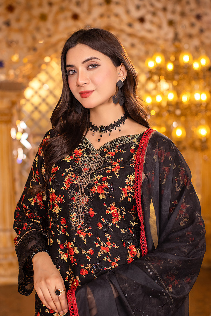 Vintage By LALA Textiles Embroidered Swiss Voile Unstitched 3 Piece (DILARA)