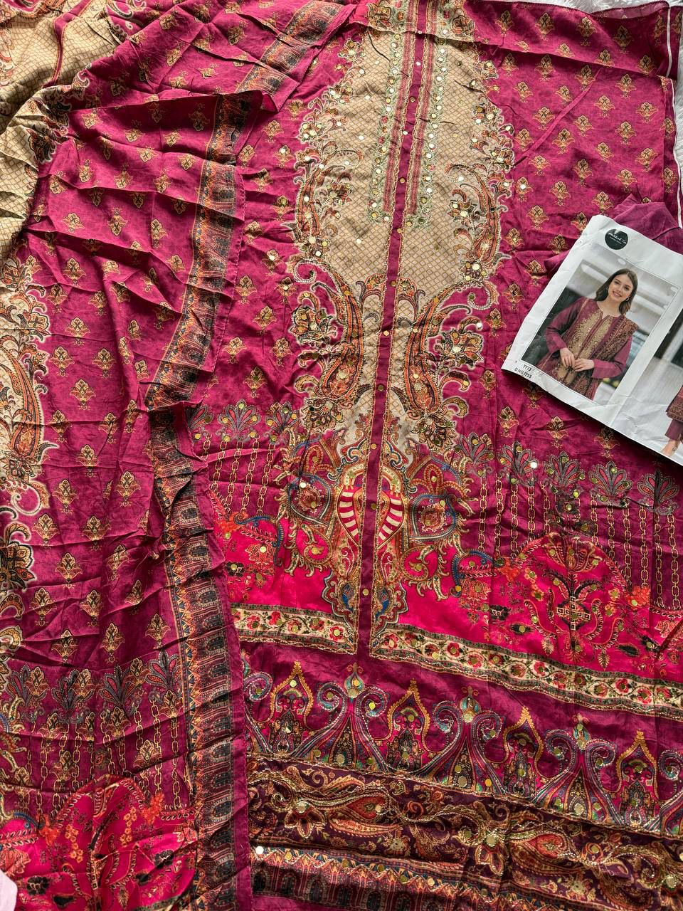 MEHBOOB TEX 1755 PAKISTANI SUITS WHOLESALE PRICE