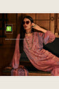 Varsha Artisan Motifs Digital Printed Pashmina Satin Suit Winter Collection Specification :
