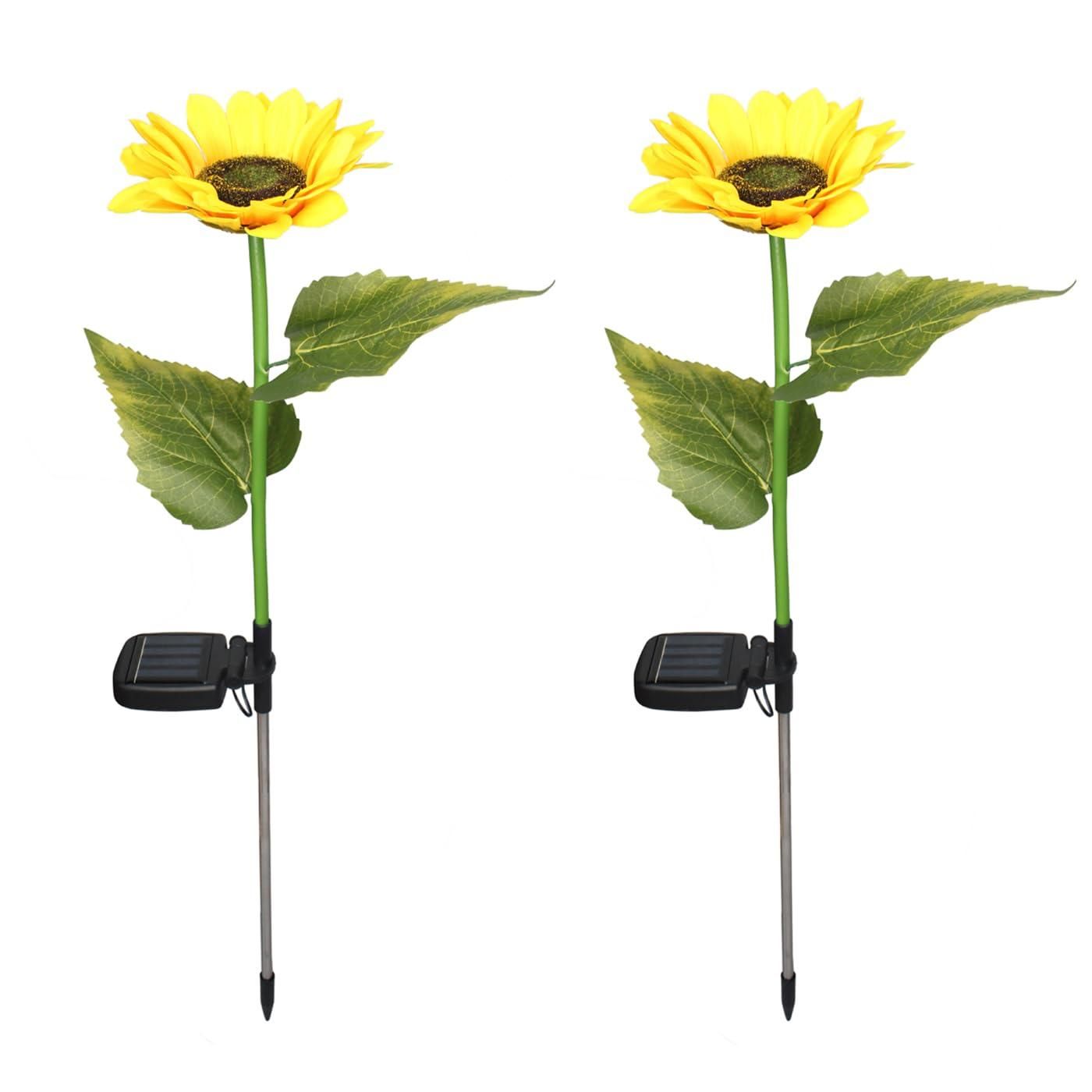 LED Solar Sunflower Light for Home Decorative Waterproof (Pack of 1)