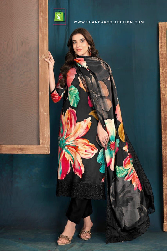 Work Concept Shaukeen 2 Muslin Suit offers