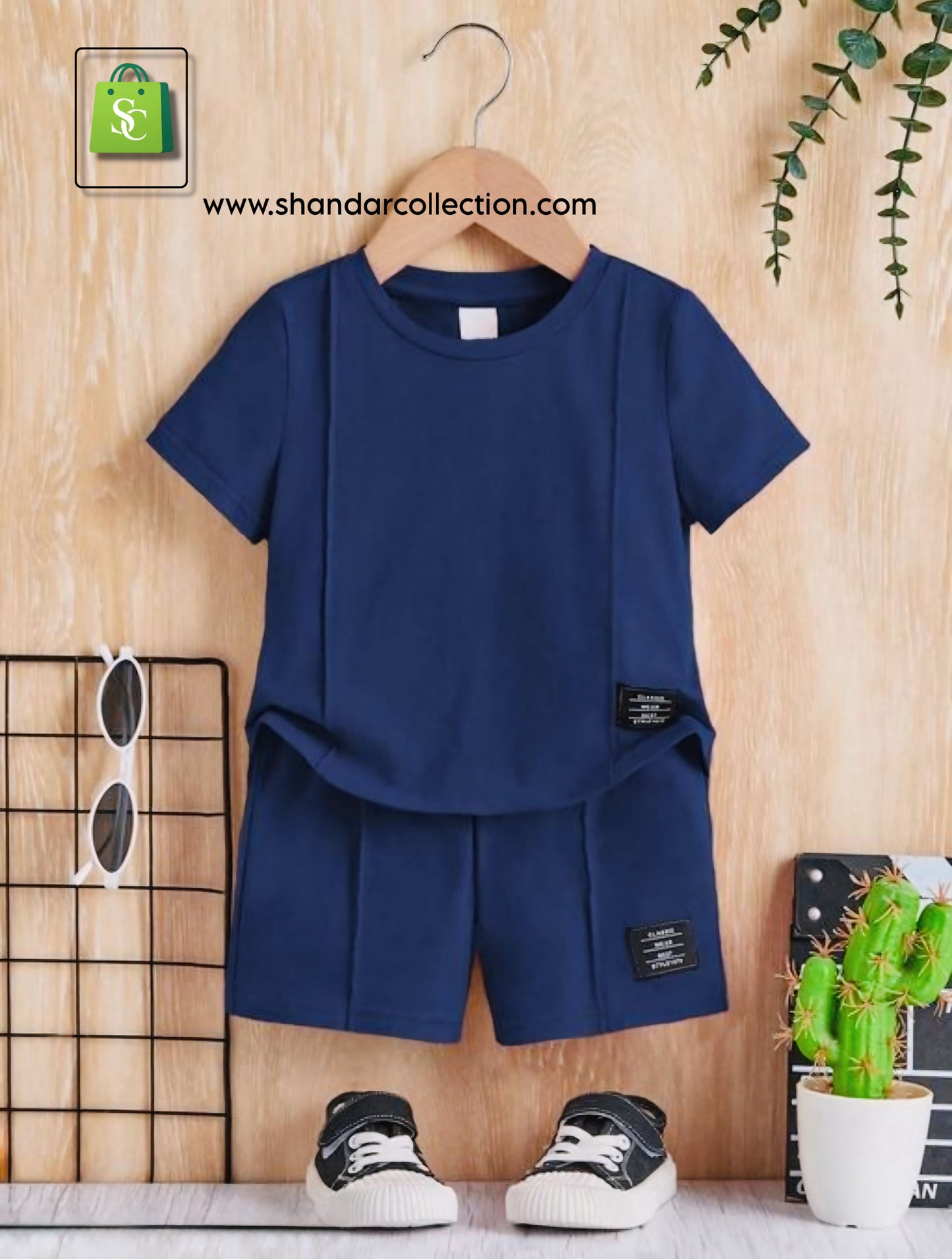 Stylish Kids Cotton T-Shirt & Shorts Set | Summer Co-ord Outfit for Boys & Girls”