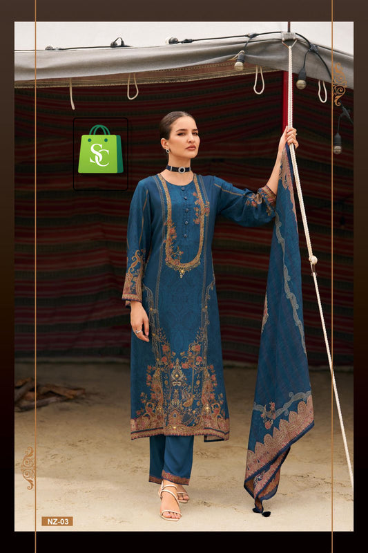 Winter Collection Fancy Ladies Suit | NZ – 03