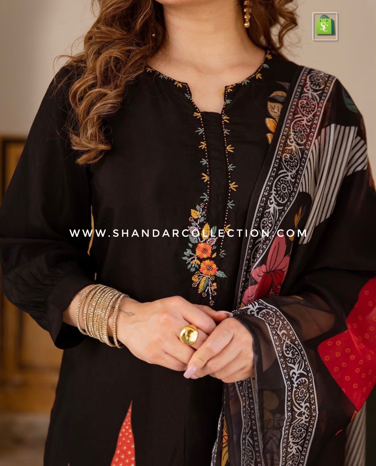 Women Muslin Kurta Pant Dupatta