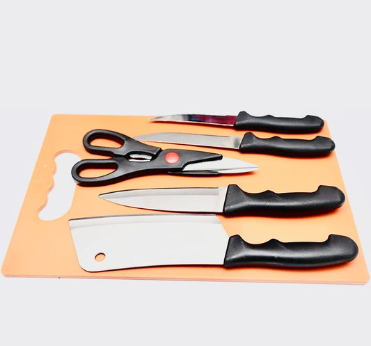 Stainless steel kitchen knife set