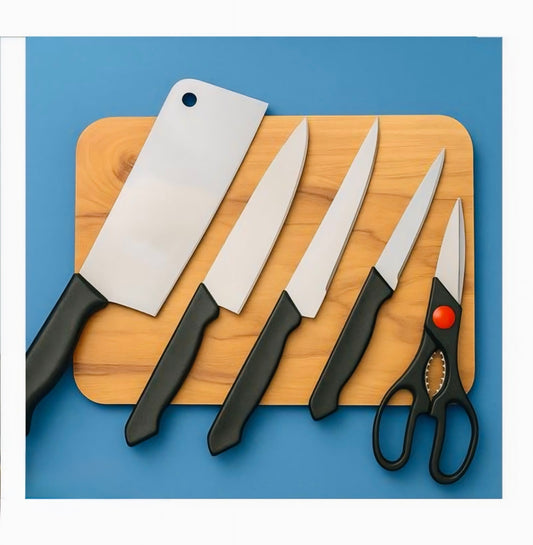 Stainless steel kitchen knife set