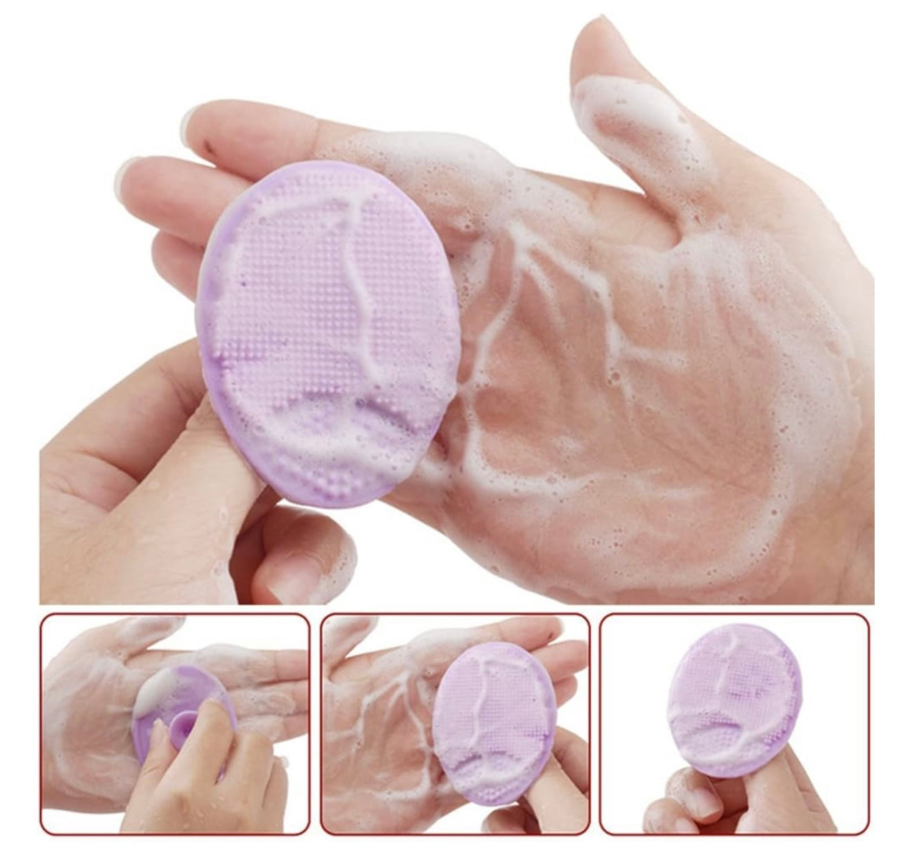 Silicone Facial Cleansing Brush, Soft Face Brush,
