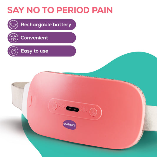 EVEREVE ELECTRIC HEATING PAD AND MENSTRUAL MASSAGER WITH BELT, 1 PC