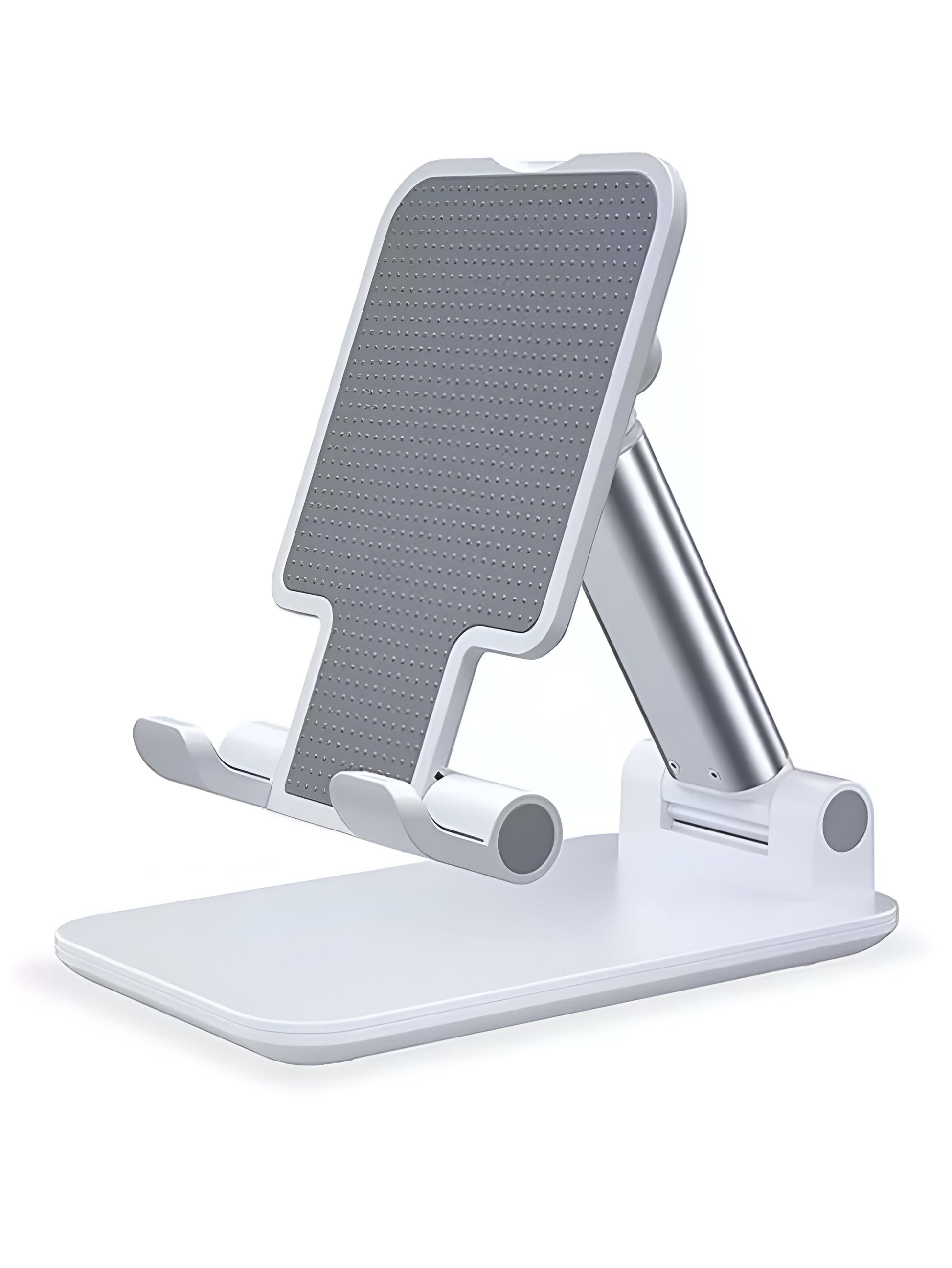"Luxury mobile phone stand with flexible angle adjustment for hands-free video calls and navigation"