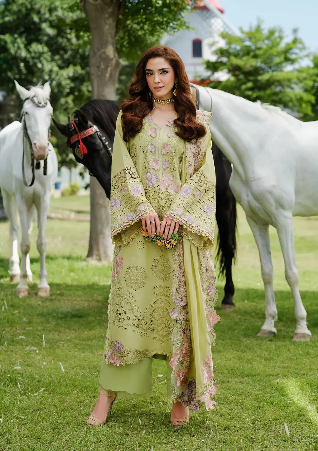 Elaf Luxury Lawn 25-2 Deepsy Pure Cotton Pakistani Salwar Suits