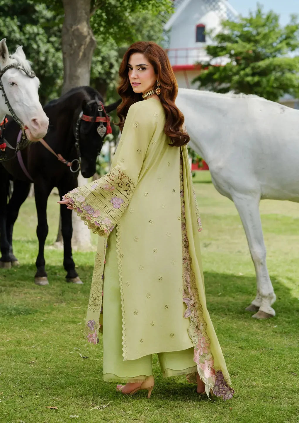 Elaf Luxury Lawn 25-2 Deepsy Pure Cotton Pakistani Salwar Suits