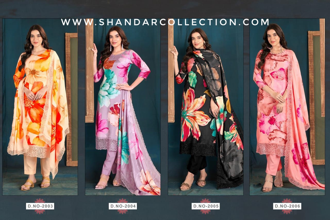 Work Concept Shaukeen 2 Muslin Suit offers