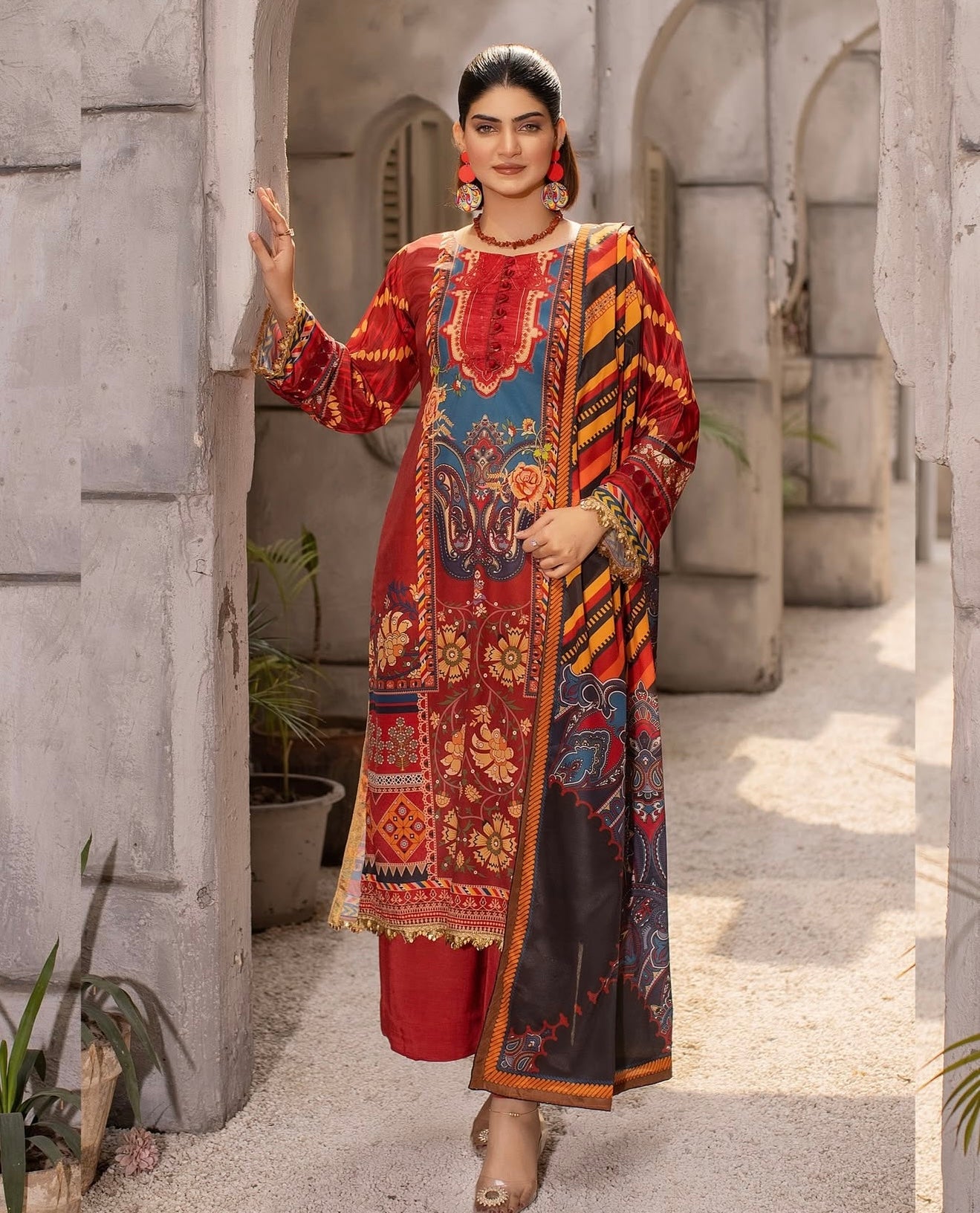 Firdous Lawn Collection Vol-II – 20224-A (GZ-474)