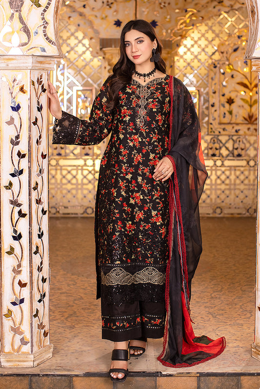 Vintage By LALA Textiles Embroidered Swiss Voile Unstitched 3 Piece (DILARA)